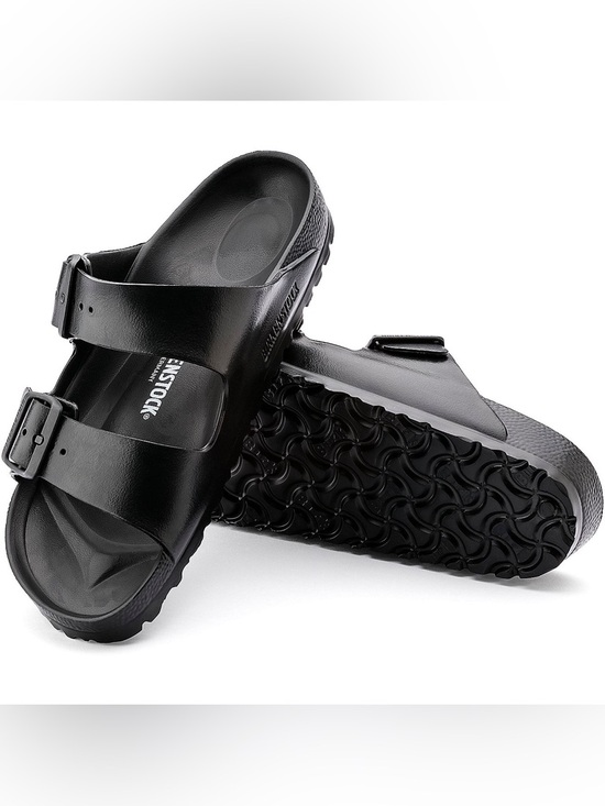 Birkenstock Other - Birkenstock Arizona EVA Black Double Strap Slides
